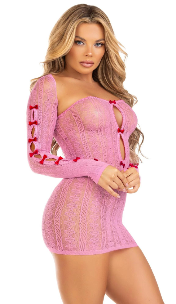 Sweet Temptation Tube Dress - Baby Pink