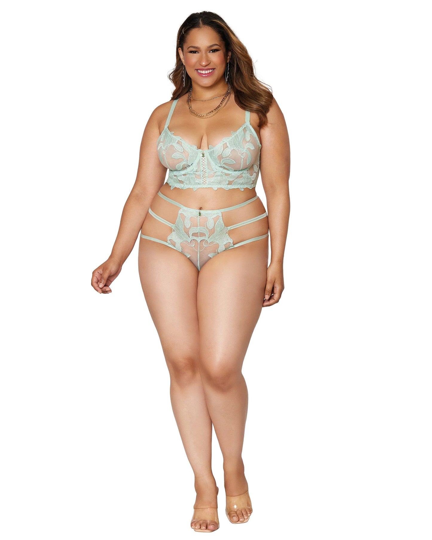 Mint Two Piece - Plus Size