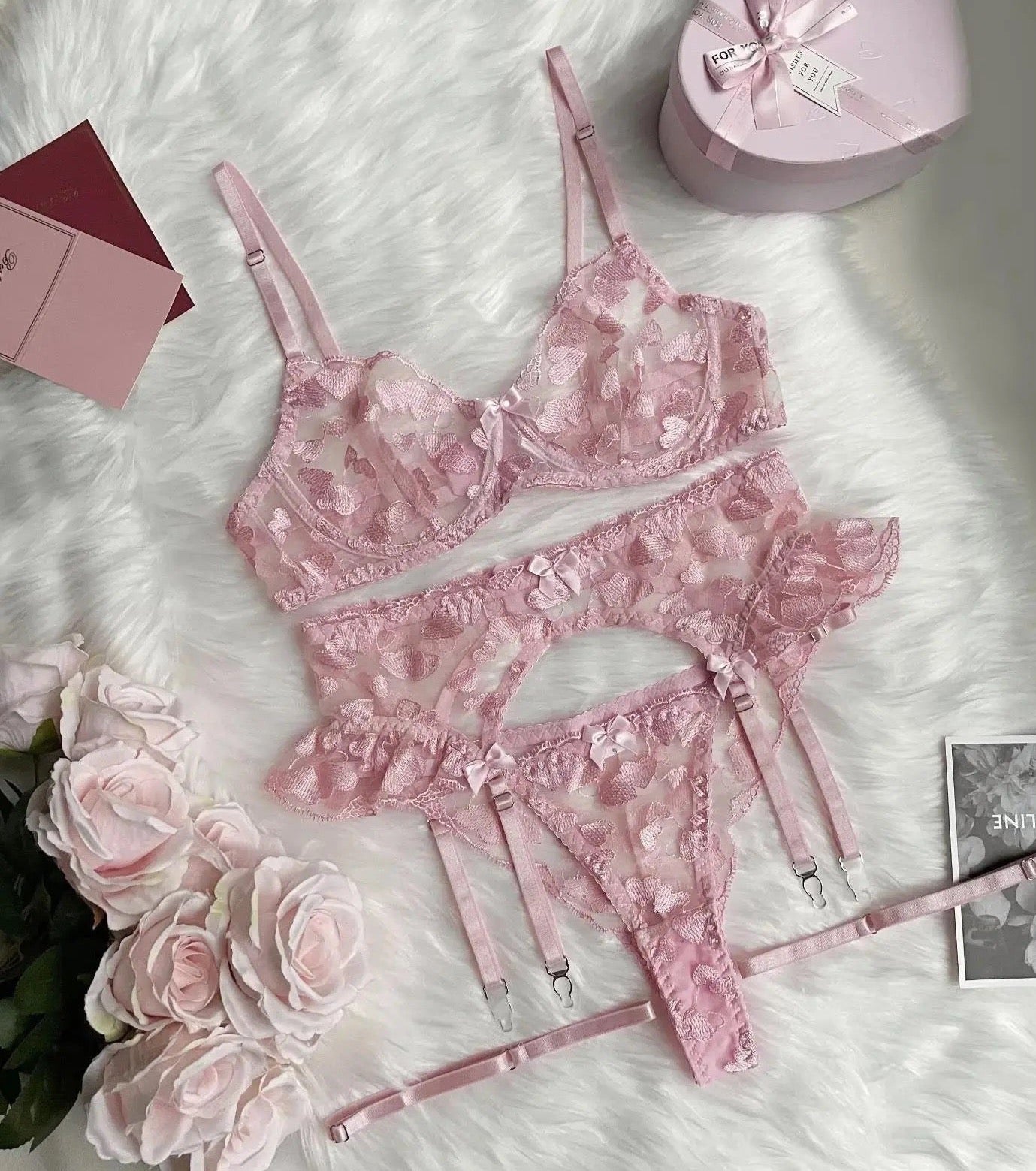So In Love - 3PC Set (Pink)