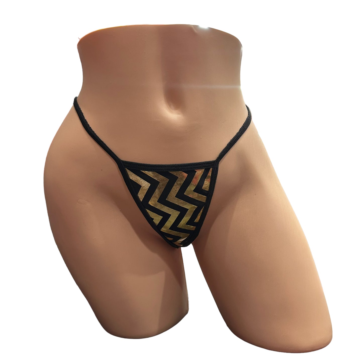 Black And Gold G-String
