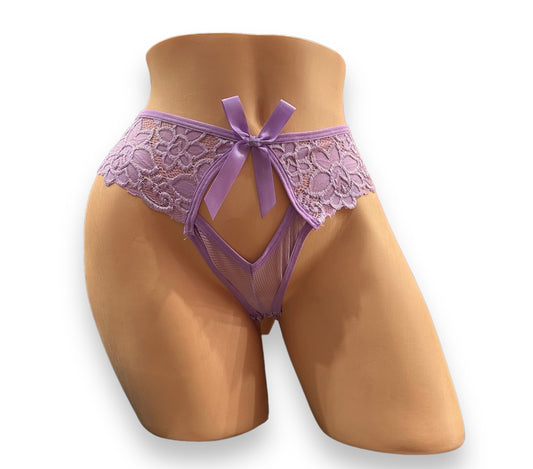 Lilac Lace  Cheeky  Panty