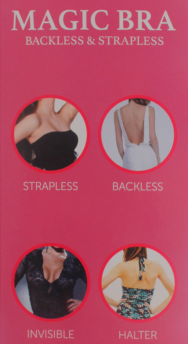 Nude Backless Strapless Bra
