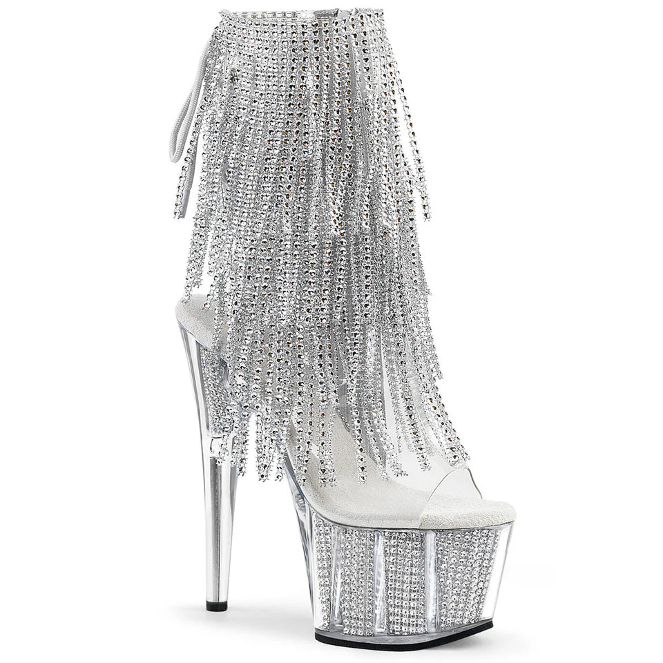 Clear/Silver Heel